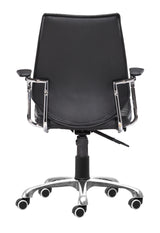 ZUO Enterprise Low Back Office Chair Black