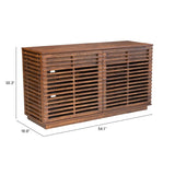 ZUO Linea Credenza Walnut
