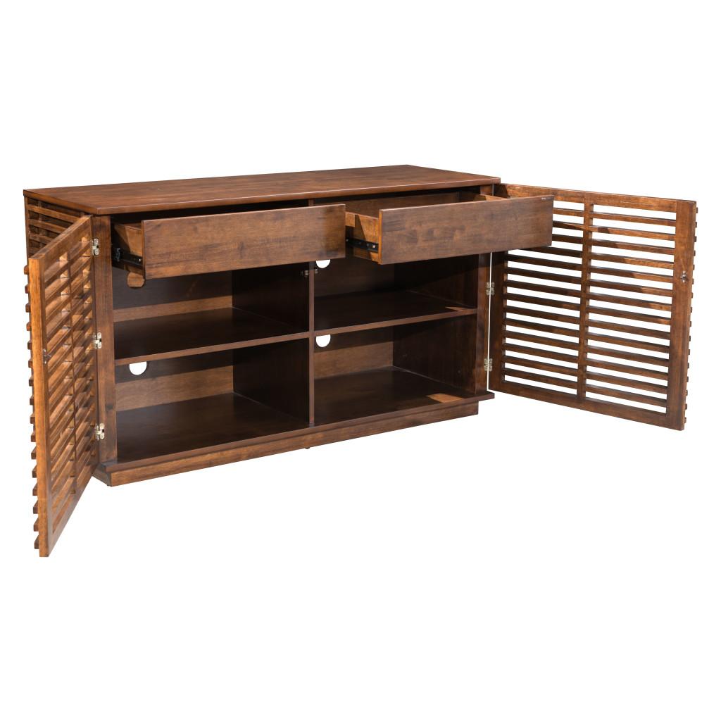 ZUO Linea Credenza Walnut