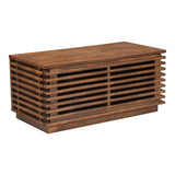 ZUO Linea Narrow Entertainment Stand Walnut