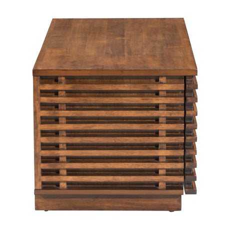 ZUO Linea Narrow Entertainment Stand Walnut