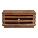 ZUO Linea Narrow Entertainment Stand Walnut