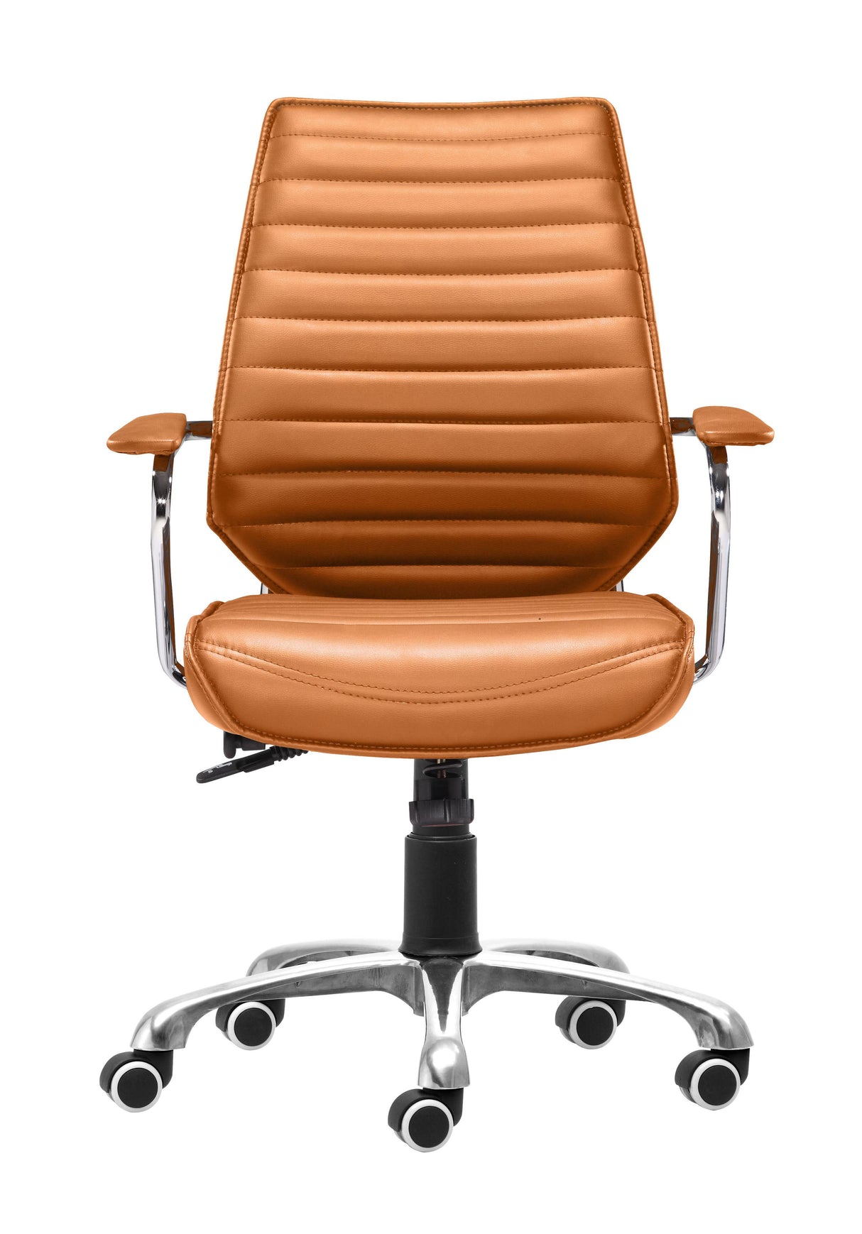 ZUO Enterprise Low Back Office Chair Terracotta