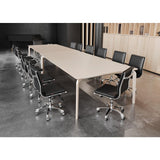 ZUO Lider Plus Armless Office Chair Black