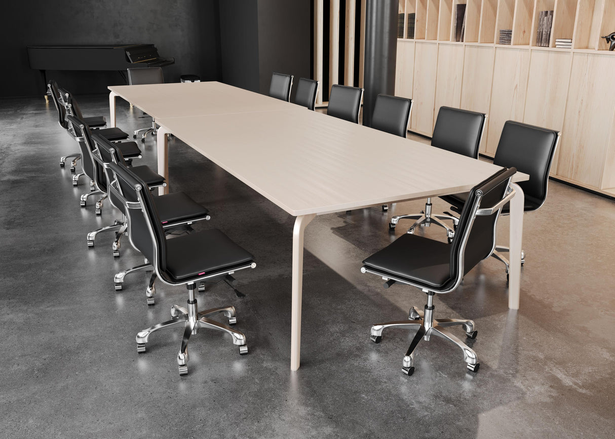 ZUO Lider Plus Armless Office Chair Black