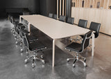 ZUO Lider Plus Armless Office Chair Black