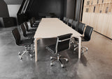 ZUO Lider Plus Armless Office Chair Black