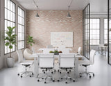 ZUO Lider Plus Armless Office Chair White