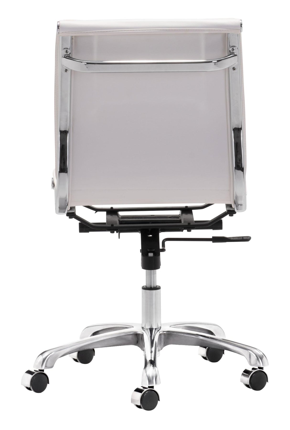 ZUO Lider Plus Armless Office Chair White