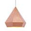 ZUO Forecast Ceiling Lamp Rose Gold