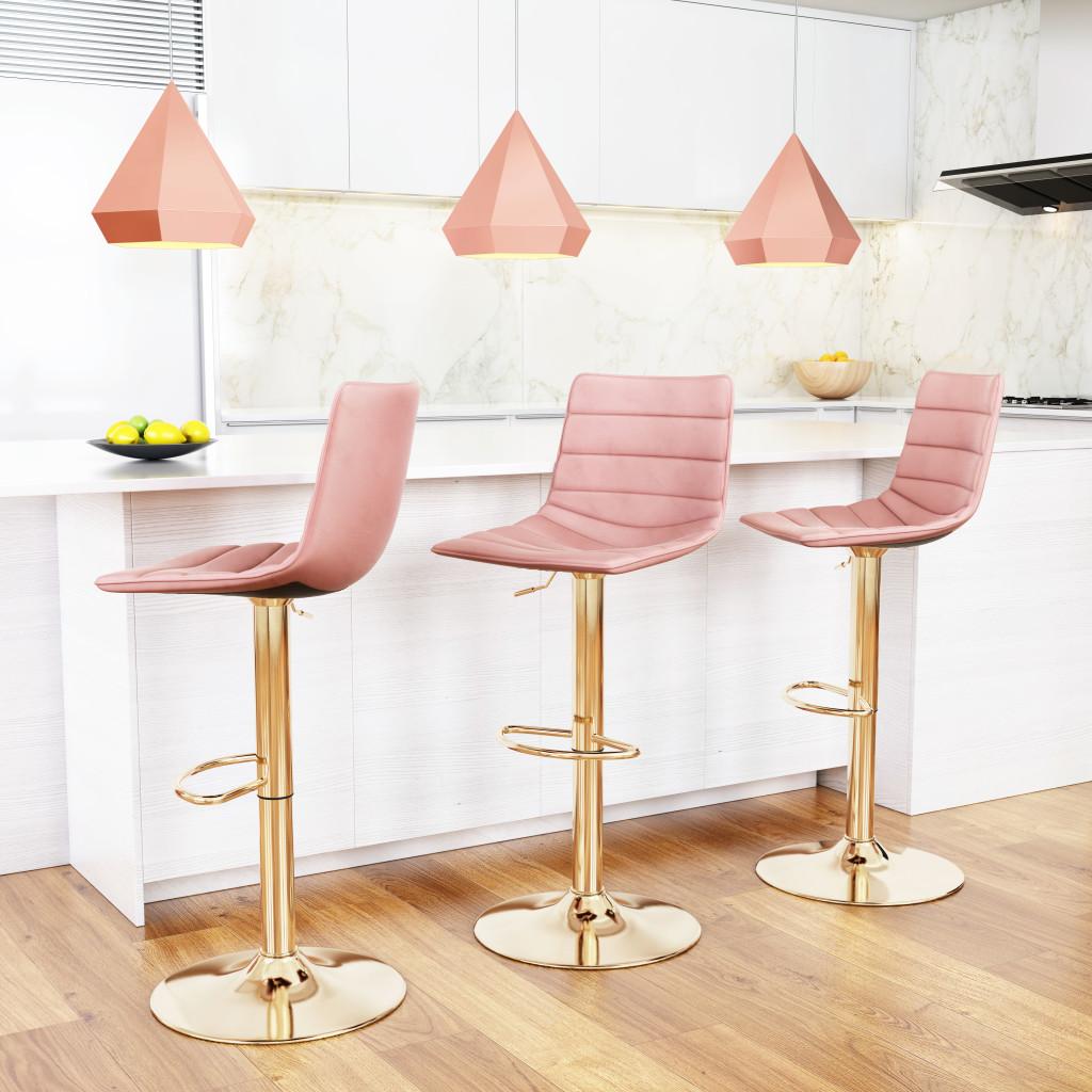 ZUO Forecast Ceiling Lamp Rose Gold