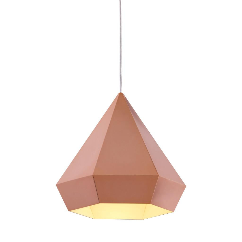 ZUO Forecast Ceiling Lamp Rose Gold