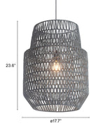 ZUO Daydream Ceiling Lamp Gray