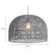 ZUO Paradise Ceiling Lamp Gray