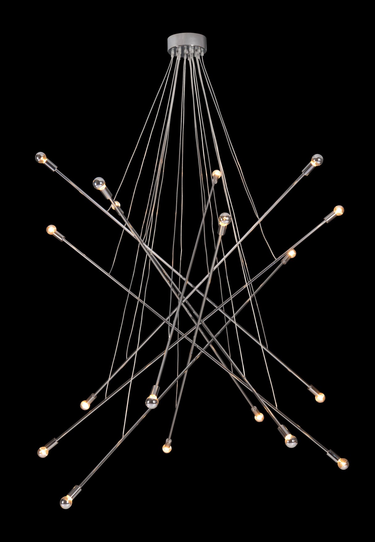 ZUO Belief Ceiling Lamp Chrome