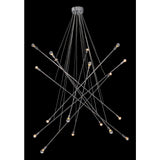 ZUO Belief Ceiling Lamp Chrome