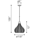 ZUO Nezz Ceiling Lamp Natural