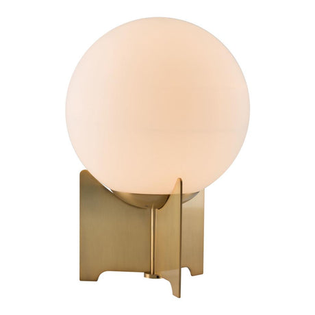 ZUO Pearl Table Lamp White & Brass