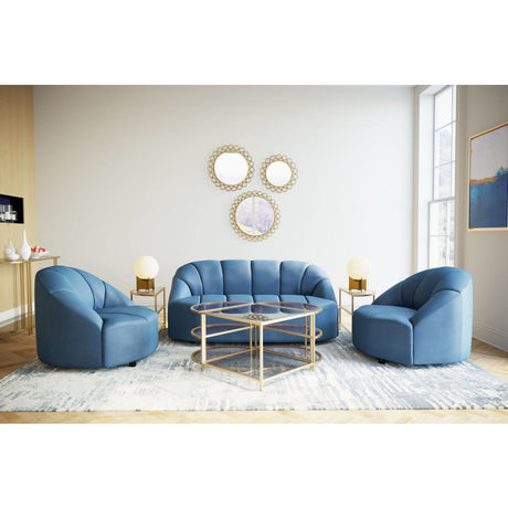 ZUO Pearl Table Lamp White & Brass