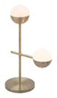 ZUO Waterloo Table Lamp White & Bronze