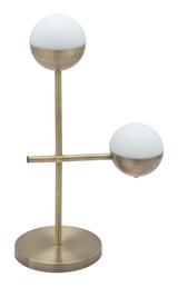 ZUO Waterloo Table Lamp White & Bronze