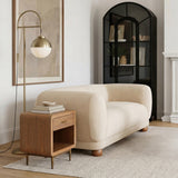 ZUO Waterloo Floor Lamp White & Bronze
