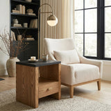 ZUO Waterloo Floor Lamp White & Bronze