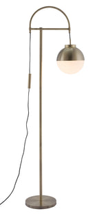 ZUO Waterloo Floor Lamp White & Bronze