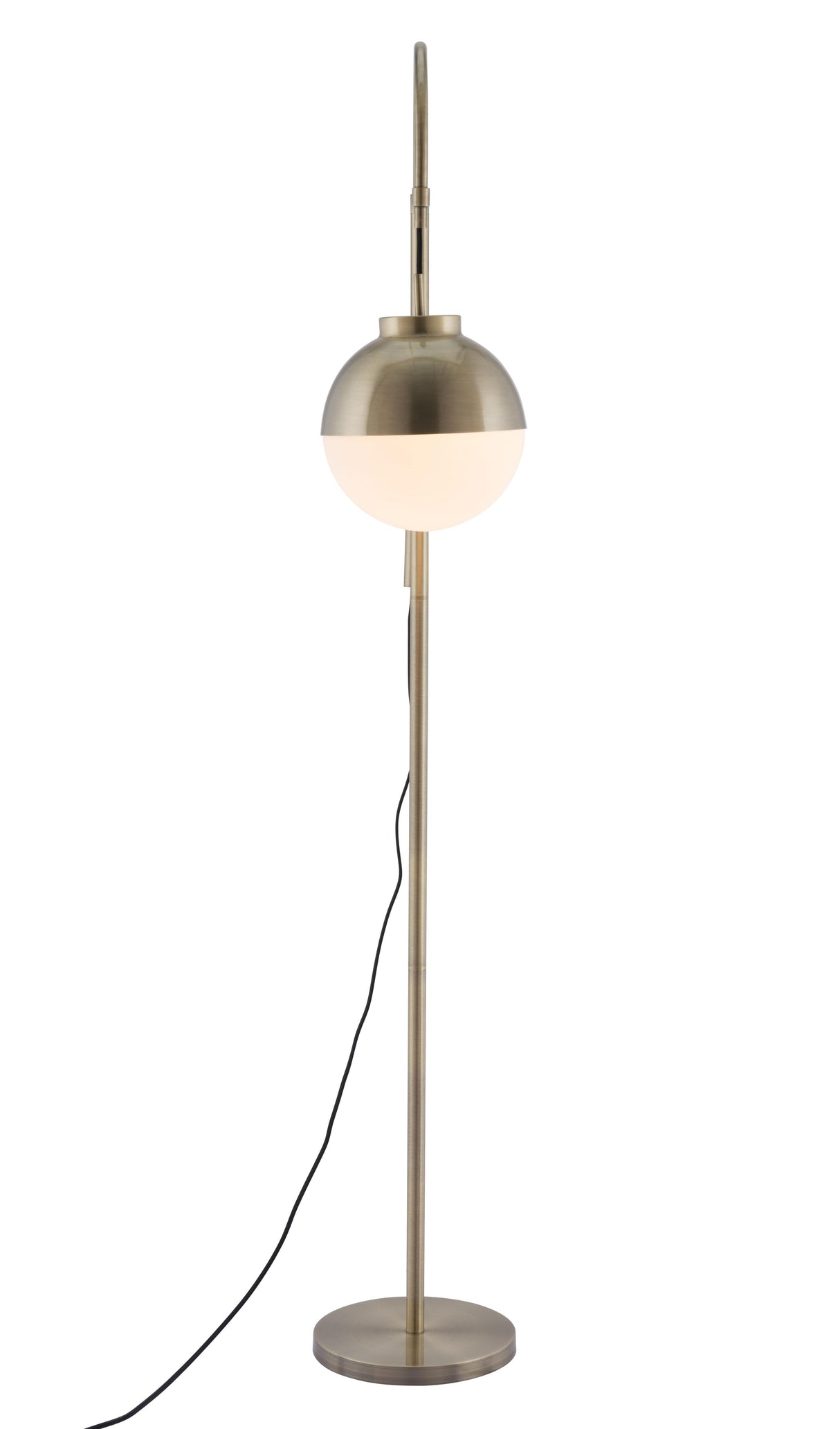 ZUO Waterloo Floor Lamp White & Bronze