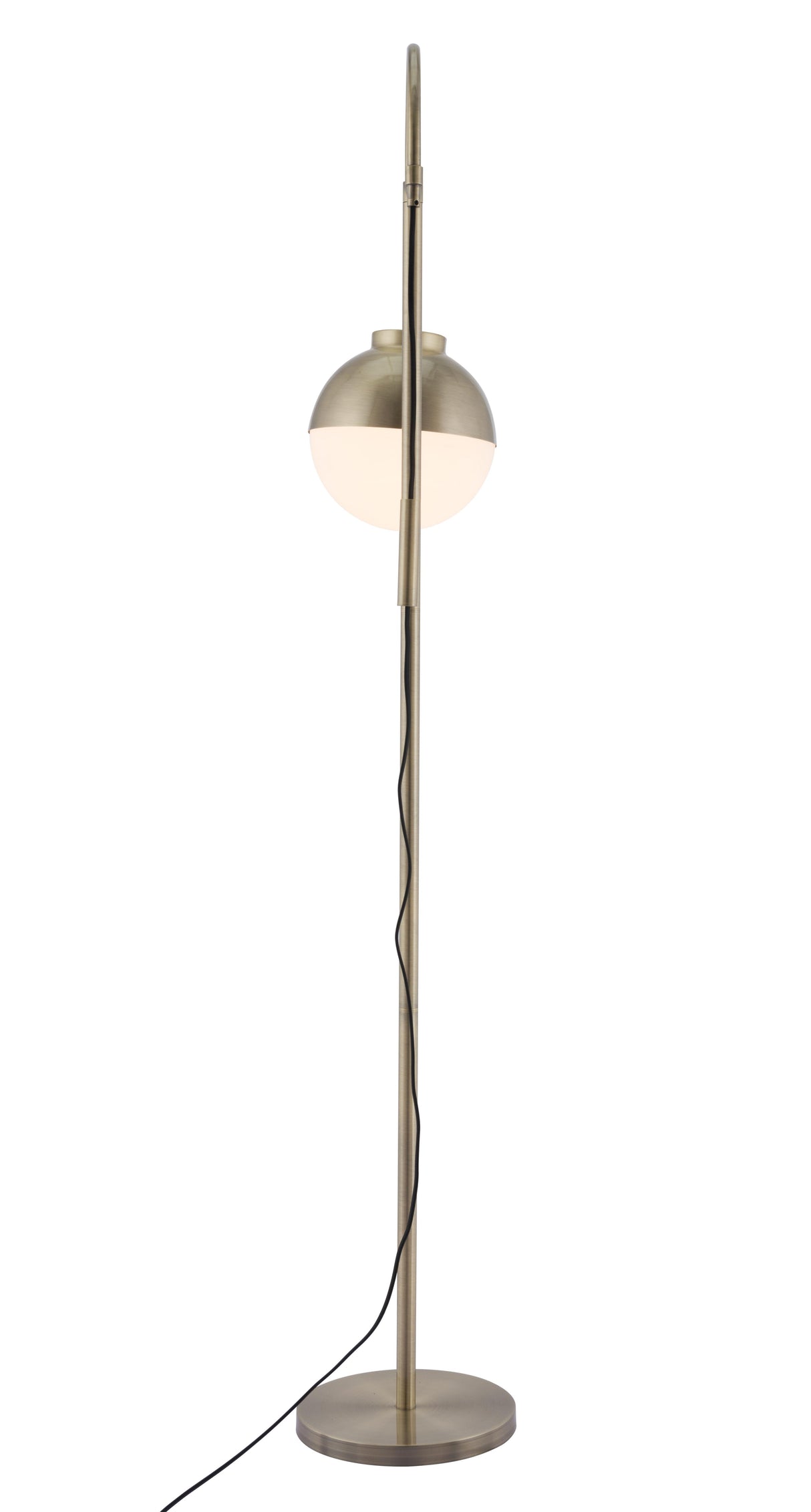 ZUO Waterloo Floor Lamp White & Bronze