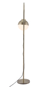 ZUO Waterloo Floor Lamp White & Bronze