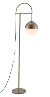 ZUO Waterloo Floor Lamp White & Bronze