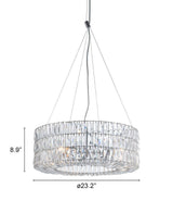 ZUO Jena Ceiling Lamp Chrome