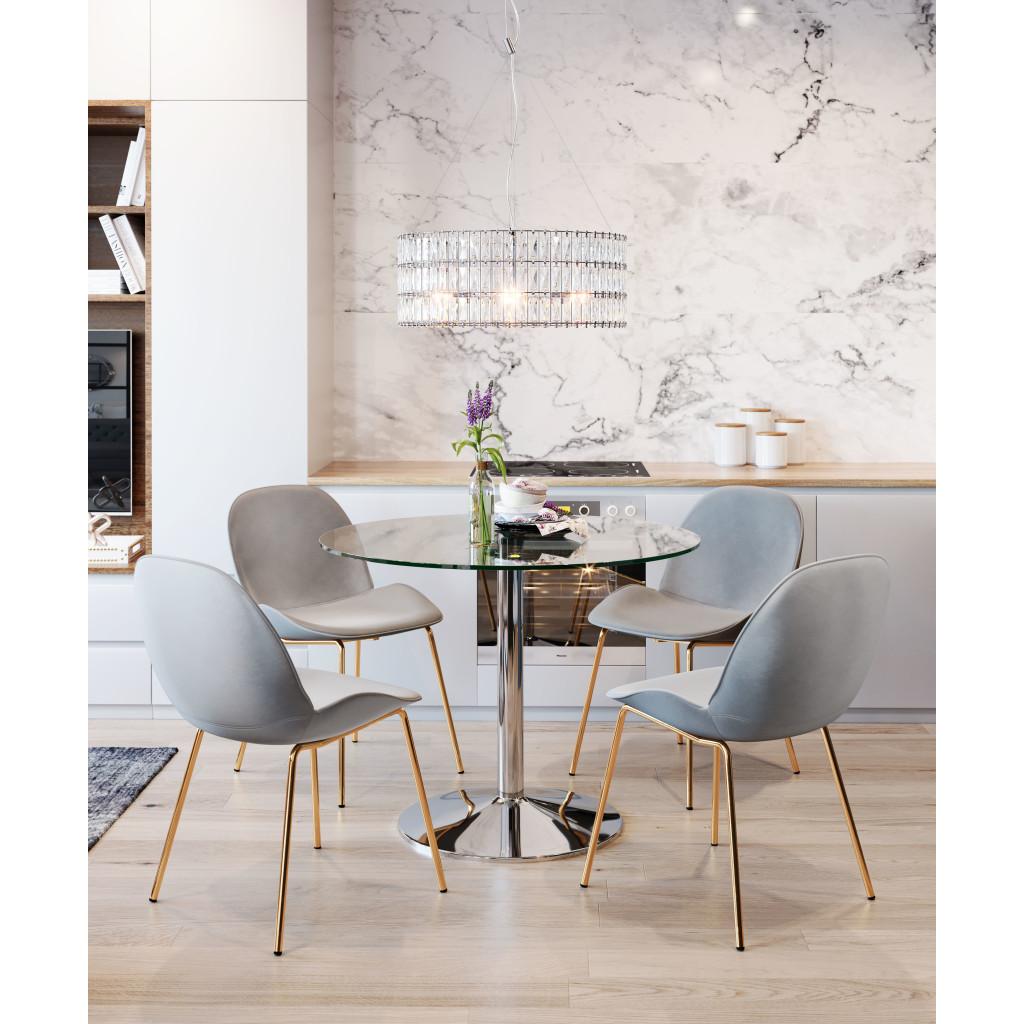 ZUO Jena Ceiling Lamp Chrome