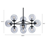 ZUO Belfast Ceiling Lamp Black