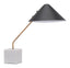 ZUO Pike Table Lamp Black & White