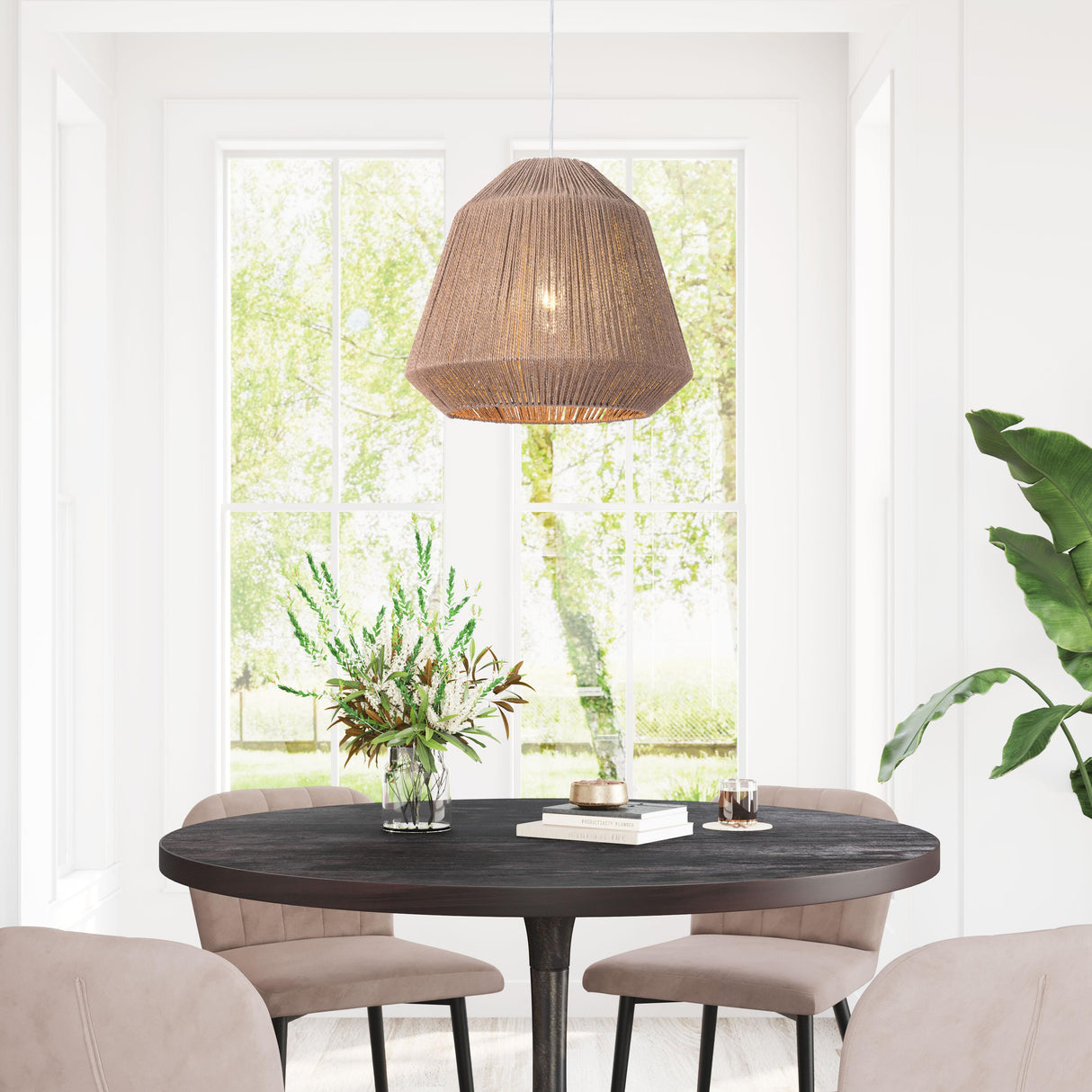 ZUO Impala Ceiling Lamp Brown