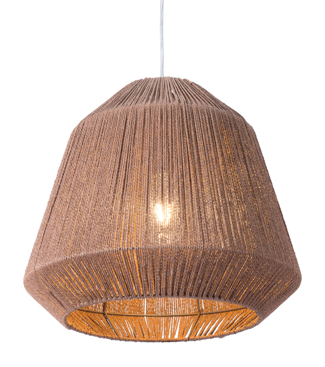 ZUO Impala Ceiling Lamp Brown