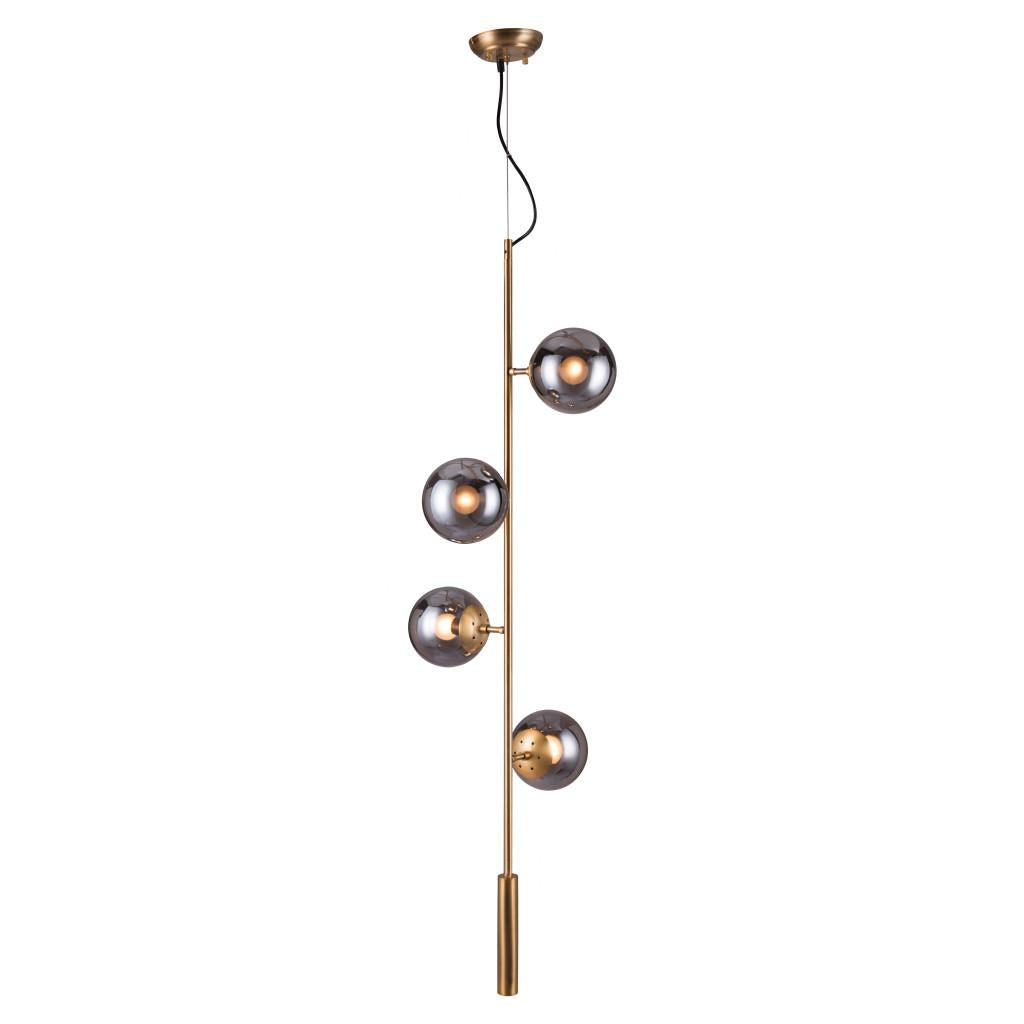 ZUO Zatara Ceiling Lamp Brass