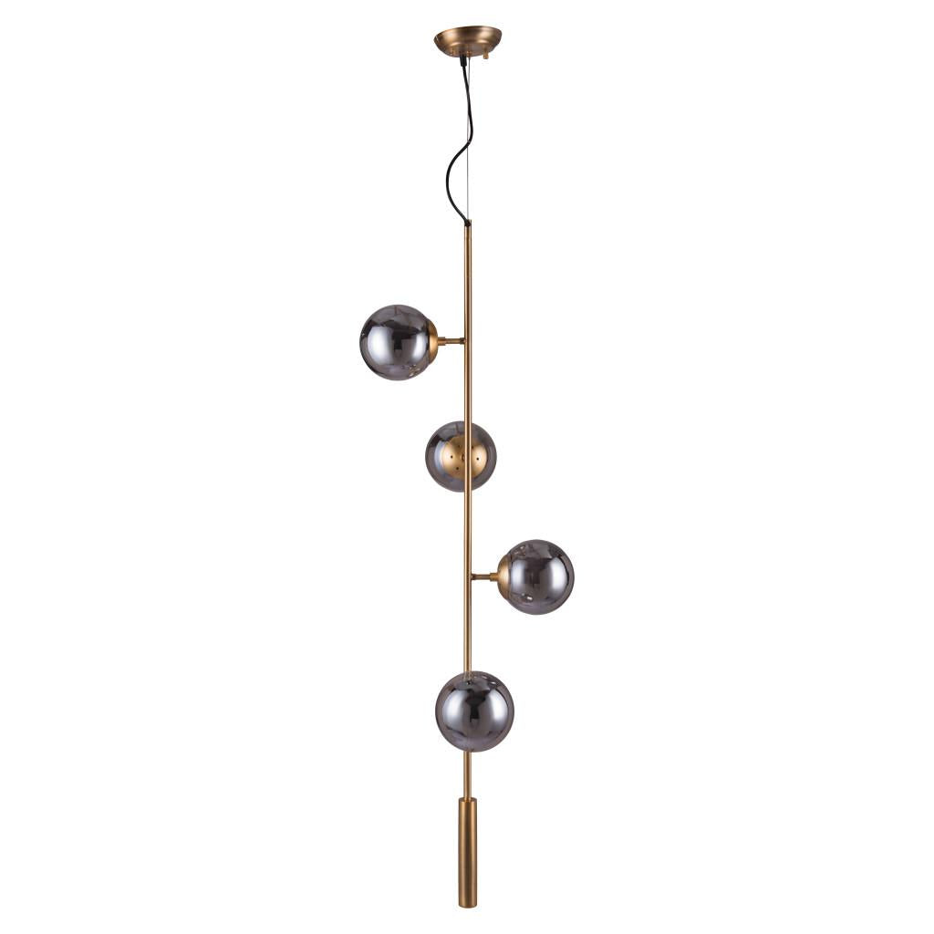 ZUO Zatara Ceiling Lamp Brass