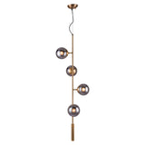 ZUO Zatara Ceiling Lamp Brass