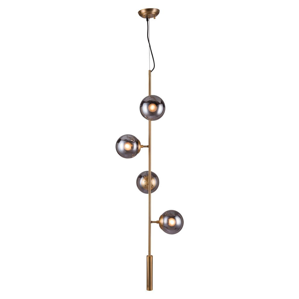 ZUO Zatara Ceiling Lamp Brass