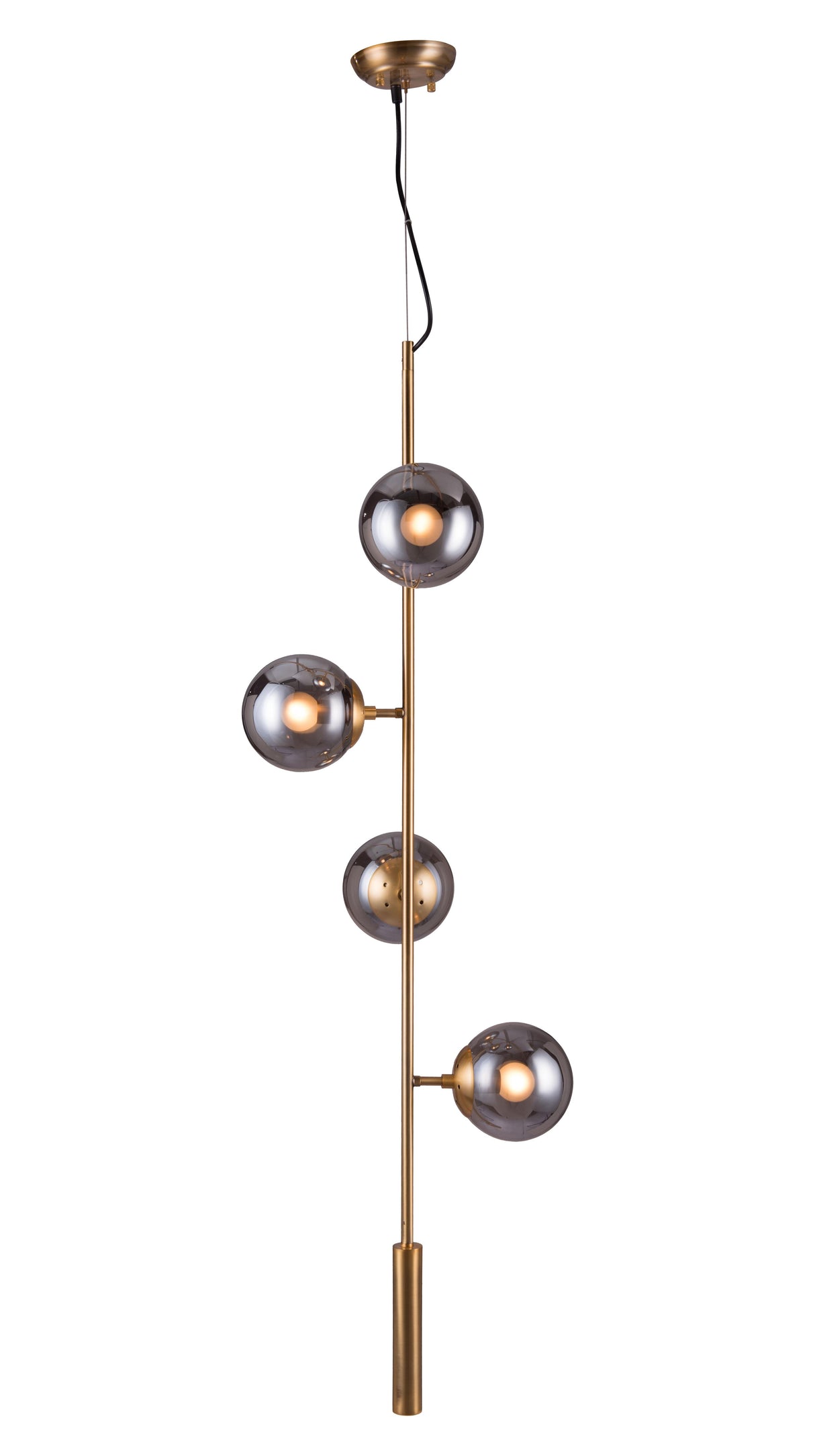 ZUO Zatara Ceiling Lamp Brass