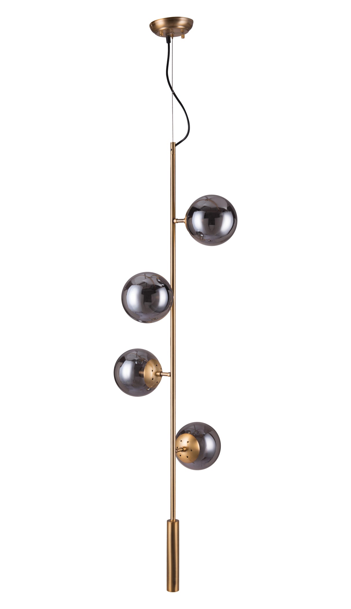 ZUO Zatara Ceiling Lamp Brass