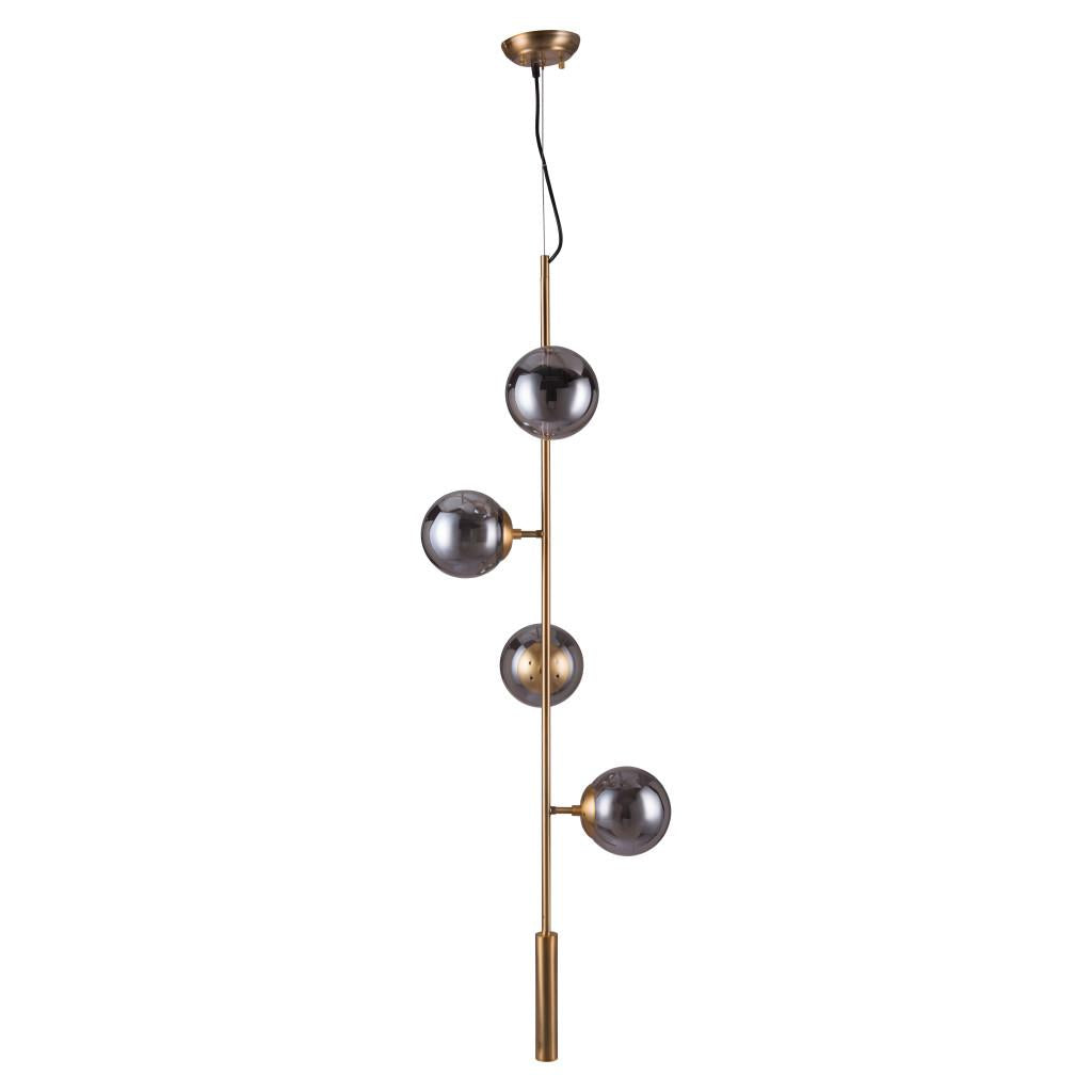 ZUO Zatara Ceiling Lamp Brass