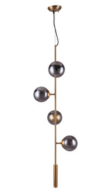 ZUO Zatara Ceiling Lamp Brass