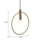 ZUO Irenza Ceiling Lamp Brass