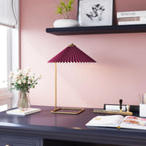 ZUO Charo Table Lamp Red & Gold