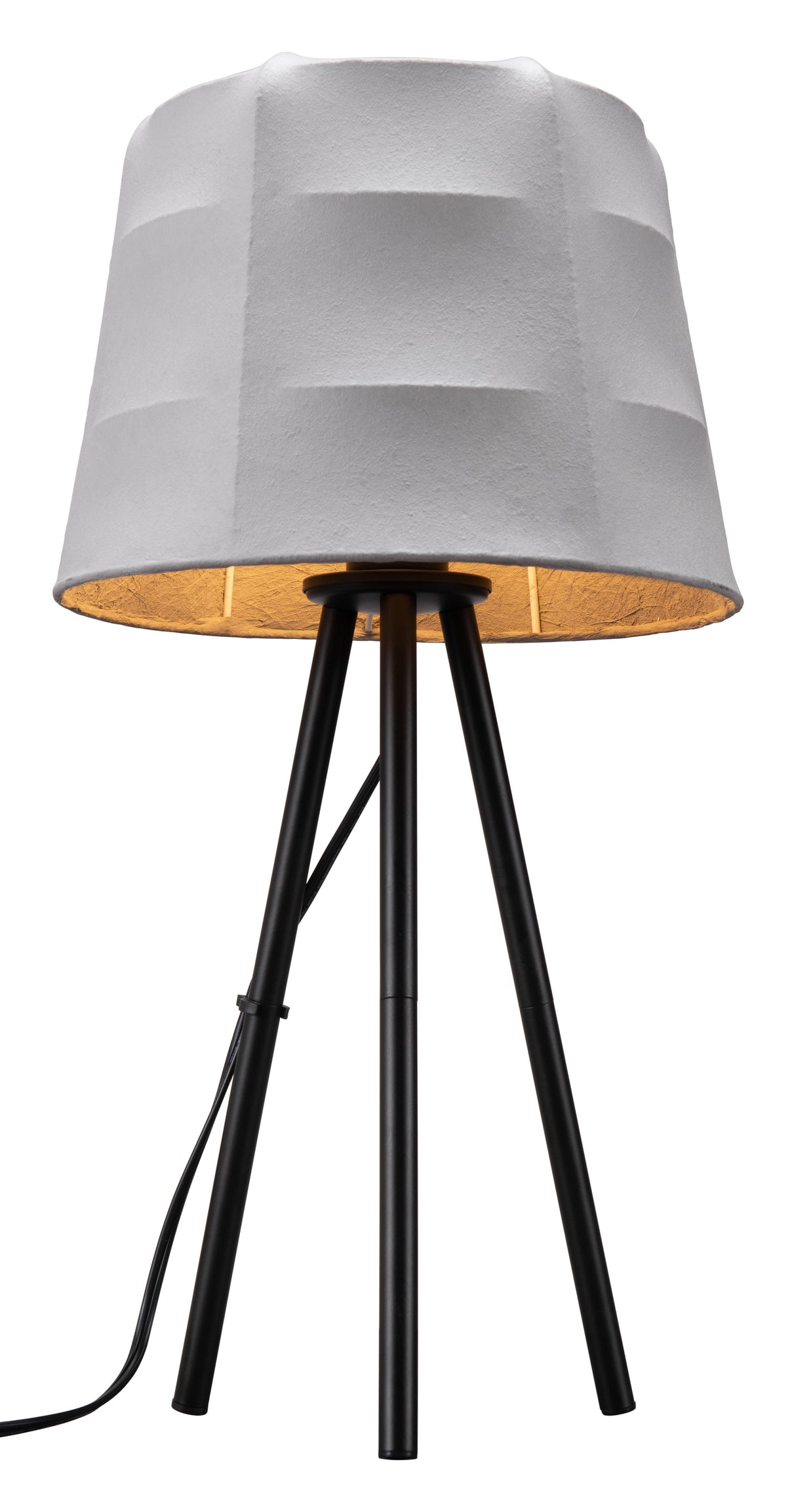 ZUO Mozzi Table Lamp Gray & Black