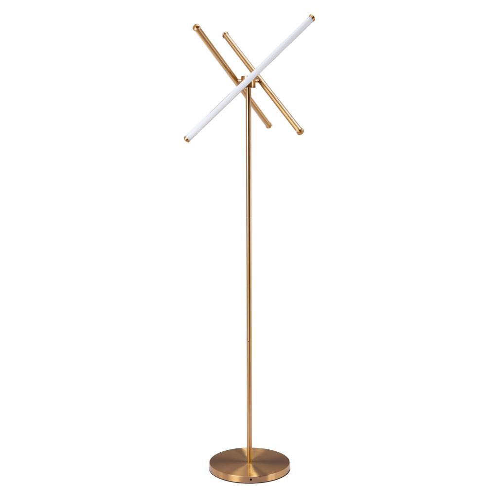 ZUO Garza Floor Lamp Brass